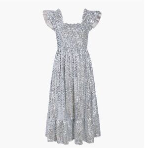 Collector’s Edition 2023 Hill House Home The Nap Dress in Silver Sequins